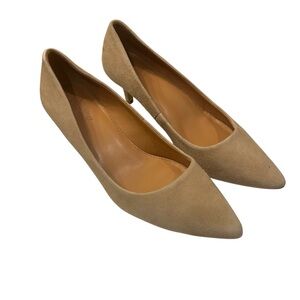 J.Crew Suede Pointed-Toe Heels – Size 6